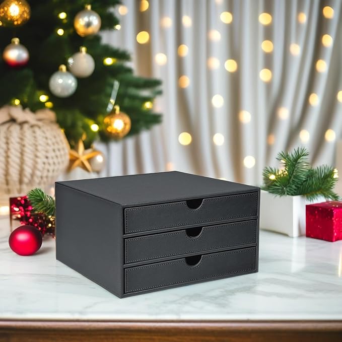 UnionBasic Document Organizer, 3-Drawer File Cabinet Document Storage Box - Image 7