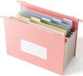 EcoStash Wheat Straw Expanding Hanging File Folders, 1.2" Accordion Pockets by EcoStash