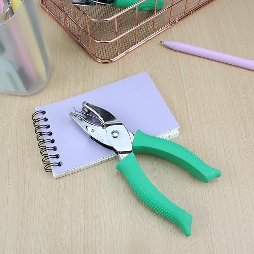 1/4 Inch Heart Shaped Hole Puncher, Handheld Single Hole Paper Punch, One Hole - Image 5