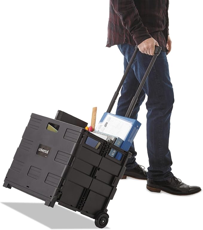 Universal Collapsible Mobile Storage Crate, 18.25" x 15" x 39.4" - Image 4