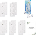 10-Pack Adhesive Punch-Free Socket Holder, Self Adhesive Desktop Socket Fixer by 365Home