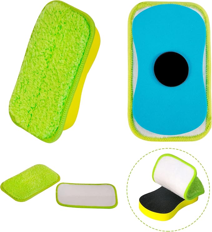 2 Packs Chalkboard Eraser Washable Microfiber Cleaning Tool | OSOPOLA 2Pack by OSOPOLA
