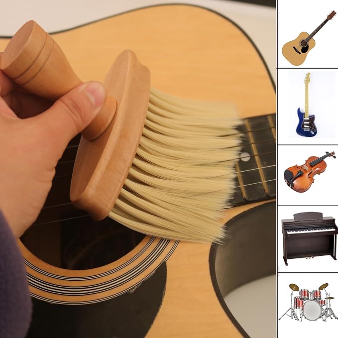 Keyboard Cleaning Brush, Wooden Piano Cleaner Brush, Instrument Dusting Brush - Image 7