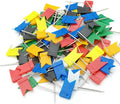 100PCS Map Flag Push Pins, Newlan Colorful Map Tacks Push Pins, Flag Tacks by Unknown