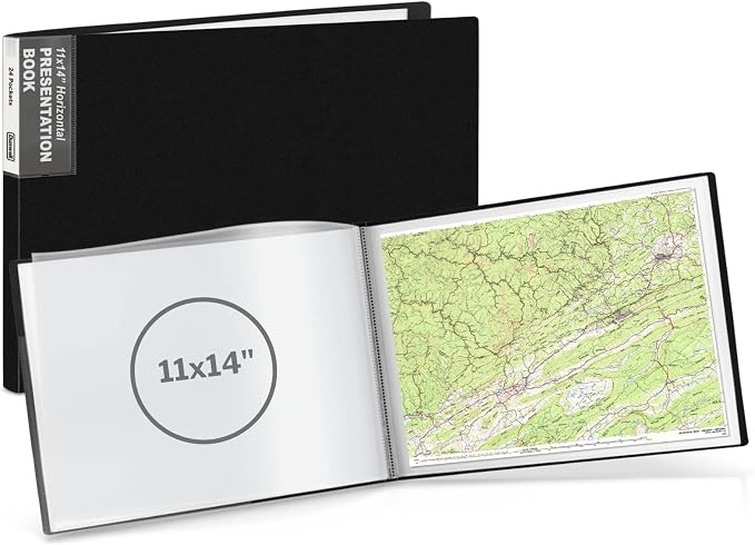 Dunwell 11x14 Portfolio Binder, Presentation Book by Dunwell
