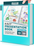 Dunwell Presentation Binder 48-Pocket, Displays 96 Pages, 8.5x11 Portfolio by Dunwell
