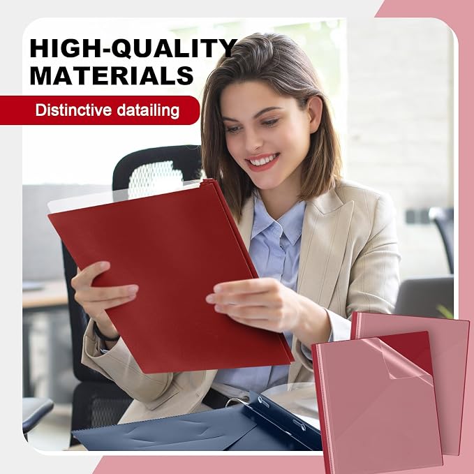 Teling 48 Pcs Clear Front Report Covers - Image 6
