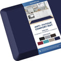 KitchenClouds Kitchen Mat Cushioned Anti Fatigue Kitchen Rug 0.8inch Water by KitchenClouds