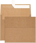 A2 Brown Kraft Envelopes 100 Pack, Goefun 4.375 x 5.75 Printable Greeting Card by Goefun