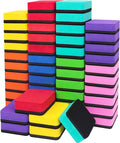 Dry Erase Eraser, CUTEFA 48 Pack Magnetic Whiteboard Dry Erasers, Mini by CUTEFA