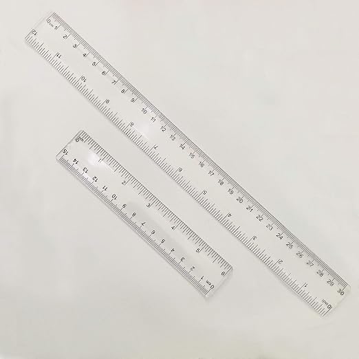 Ruler 12 inch 6 inch Rulers for Kids Plastic Clear Ruler Bulk for Classroom - Image 6