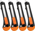 Retractable Utility Knife, 4 Pack Box Cutters by TIFICAL