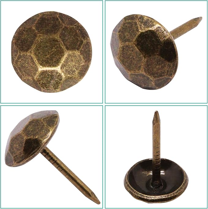 100pcs Upholstery Tacks, Metal Upholstery Nails - Image 4