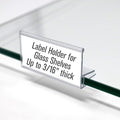 Glass Shelf Sign Holder, 50 Pack by STOREFIXTURESDIRECT