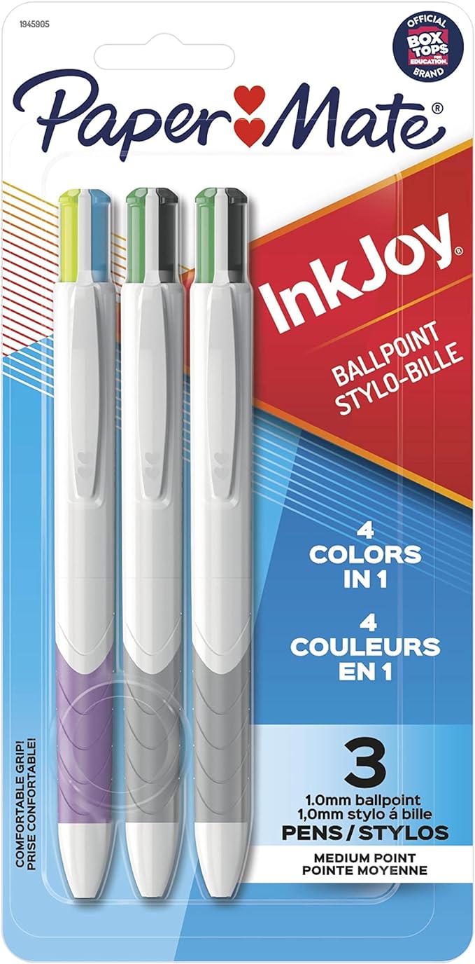 Paper Mate InkJoy Quatro Retractable Ballpoint Pens, 4 Colors in 1 Pen by Unknown