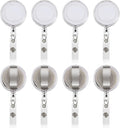 JANYUN 100 Pcs Badge Reels Retractable Badges Holder by JANYUN