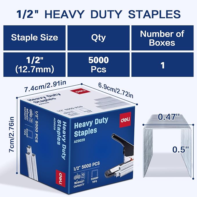 Deli Staples, Premium Heavy Duty Staples - Image 3