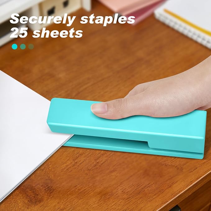 Stapler 25 Sheet Capacity with 830 Staples and Staple Remover, Full Strip - Image 5