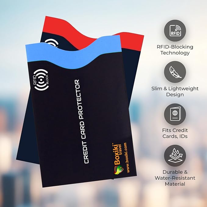 Boxiki Travel RFID Blocking Sleeves, Set - Image 2