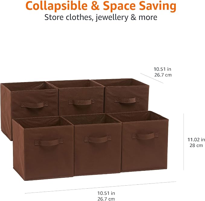Amazon Basics Collapsible Fabric Storage Bins - Image 5