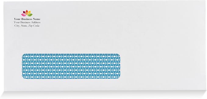 Aimoh #10 Custom Printed Single Left Window Self Seal Security Envelopes - Image 3