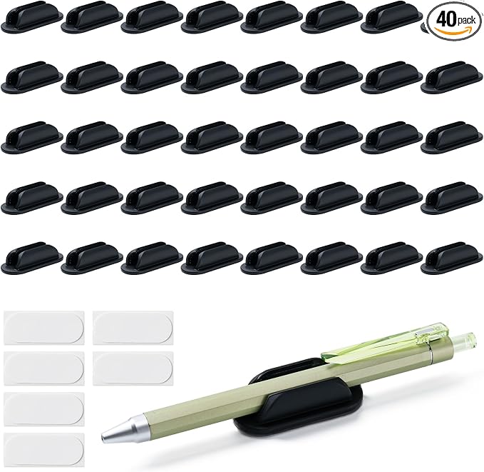 40 Pack Adhesive Pencil Holders by UEHSNI