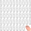 100 Pieces Metal Mini Paper Clips 0.59inches Finish Steel Tiny Journaling by Outus