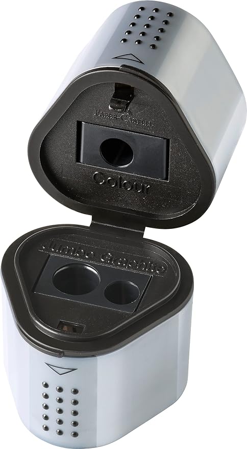 Faber-Castell Grip Trio Pencil Sharpener: Silver - Image 3