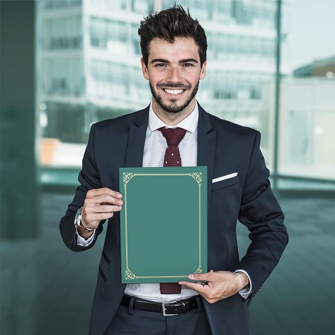BELLE KR® Green Certificate Holders 8.5 x 11, Documents and Diplomas - Image 8