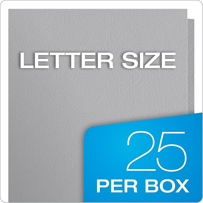 Oxford Twin-Pocket Folders, Textured Paper, Letter Size, Holds 100 Sheets - Image 6