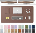 YSAGi Leather Desk Protector, Office Mat, Large Mouse Mat, Non-Slip PU Leather by YSAGi