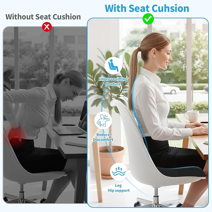TranquilRelax XLarge Seat Cushion，Soft Foam Cushion - Image 6