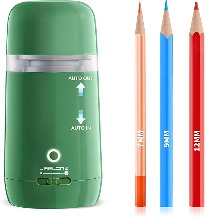 JARLINK Automatic Electric Pencil Sharpener by JARLINK