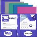 Two Pocket Folders, RAZCC 100 Pack Two Pocket by RAZCC