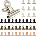 Bonsicoky 40 Pack Bulldog Clips, 0.87 inch / 22mm Mini Metal Hinge Clips by Bonsicoky