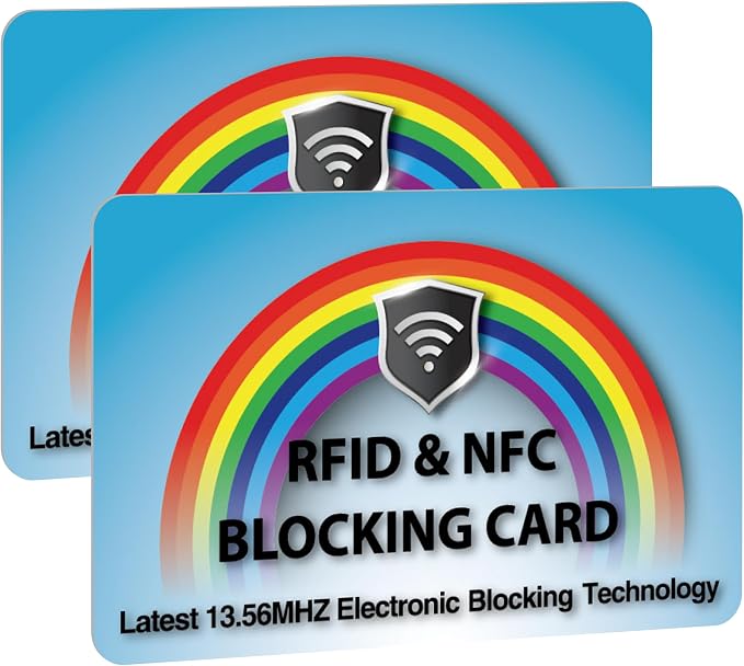 SaiTech IT 2 PK RFID Blocking Cards Protect Your Entire Wallet, and Cards from by SaiTechIT