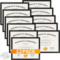 YixangDD 12 Pack Certificate Frames 8.5 x 11, College Diploma Frame by YixangDD