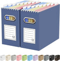 Oterri File Organizer Box, Portable Collapsible Cardboard File Folder Organizer by Oterri