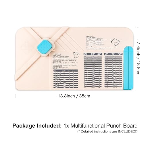 BAOFALI 3-in-1 Punch Board for Envelopes Gift Boxes Bows - Image 3