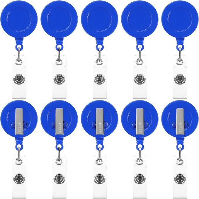 Zonon 50 Pcs Retractable Badge Holder Reels by Zonon