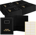 Kisston 100 Pcs Tax Return Folders Bulk 2 Pocket Gold Foil Stamped Income Tax by Kisston