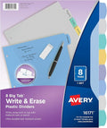 Avery Big Tab Write & Erase Durable Plastic Dividers by Avery