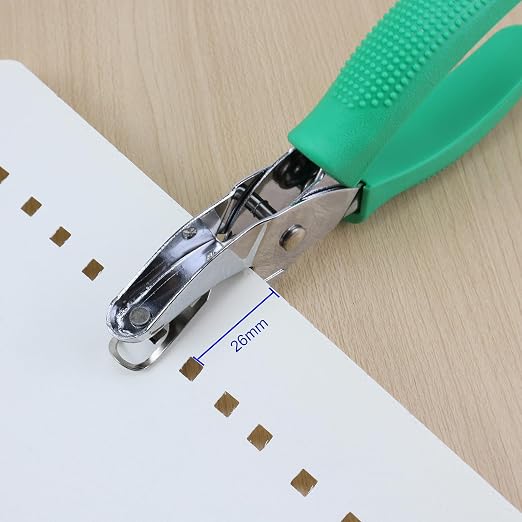 3/16 Inch Square Shape Hole Puncher, Handheld Single Hole Paper Punch, One Hole - Image 4