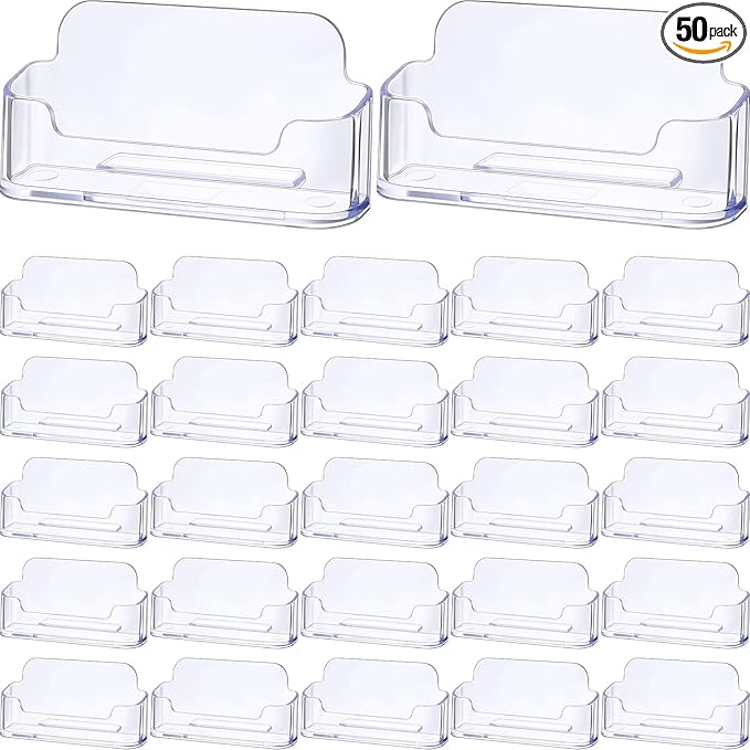 Leinuosen 50 Pack Business Card Holder by Leinuosen