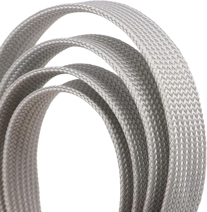 25ft PET Expandable Braided Cable Sleeve 1/4inch Pet Braided Cable Sleeve - Image 2