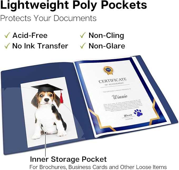 Dunwell 12-Pocket Presentation Binder - Image 4