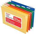 Staples Hanging File Folders, Letter Size, 1/5‑Cut Tabs, Adjustable Tabs by Staples