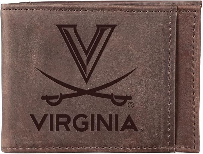 Team Sports America NCAA University of Virginia Front Pocket Slim Wallet by TeamSportsAmerica