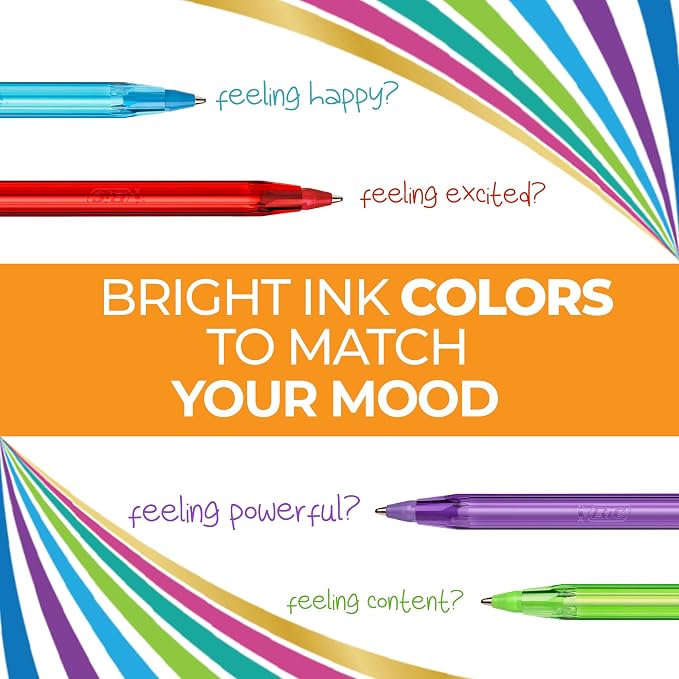 BIC Color Cues Pen Set, Fun Color Pens - Image 7