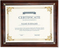 Fine Stationery Walnut Certificate Award Plaque by Fine+Stationery